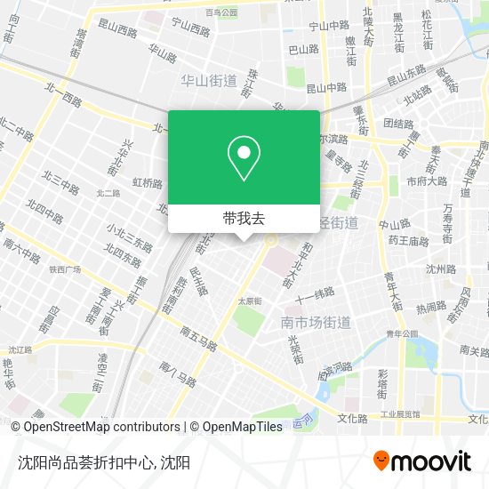 沈阳尚品荟折扣中心地图