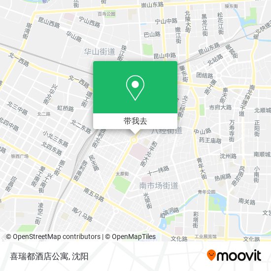 喜瑞都酒店公寓地图
