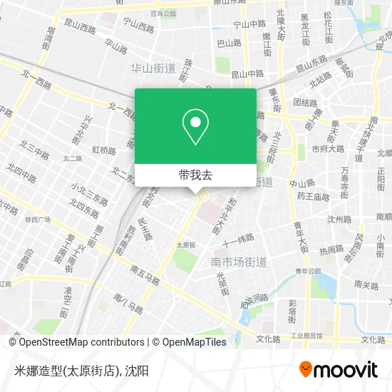 米娜造型(太原街店)地图