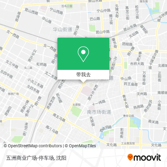 五洲商业广场-停车场地图