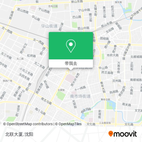 北联大厦地图