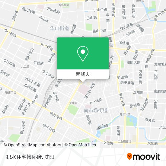 积水住宅裕沁府地图