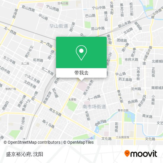 盛京裕沁府地图