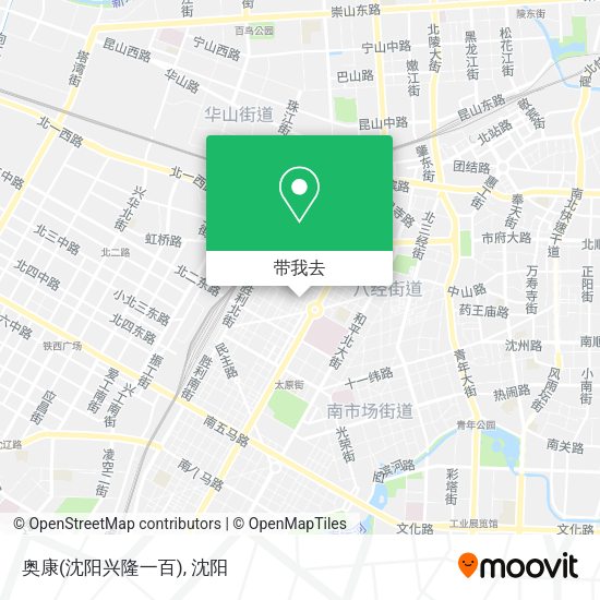 奥康(沈阳兴隆一百)地图