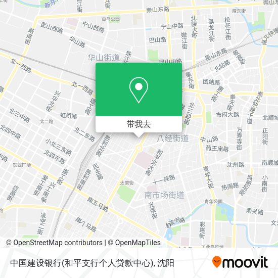 中国建设银行(和平支行个人贷款中心)地图