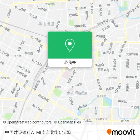 中国建设银行ATM(南京北街)地图