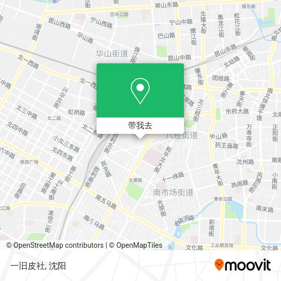 一旧皮社地图