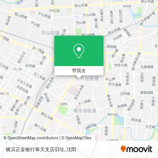横滨正金银行奉天支店旧址地图