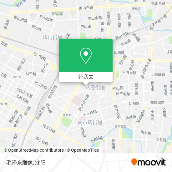 毛泽东雕像地图