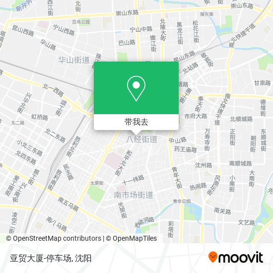 亚贸大厦-停车场地图