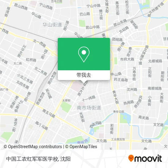 中国工农红军军医学校地图
