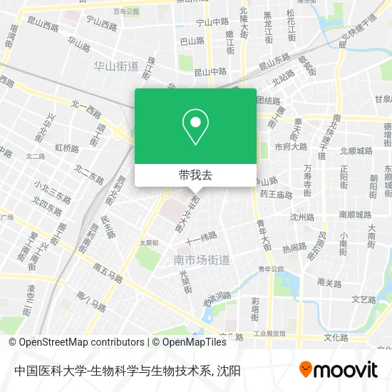 中国医科大学-生物科学与生物技术系地图