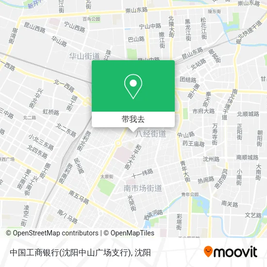 中国工商银行(沈阳中山广场支行)地图