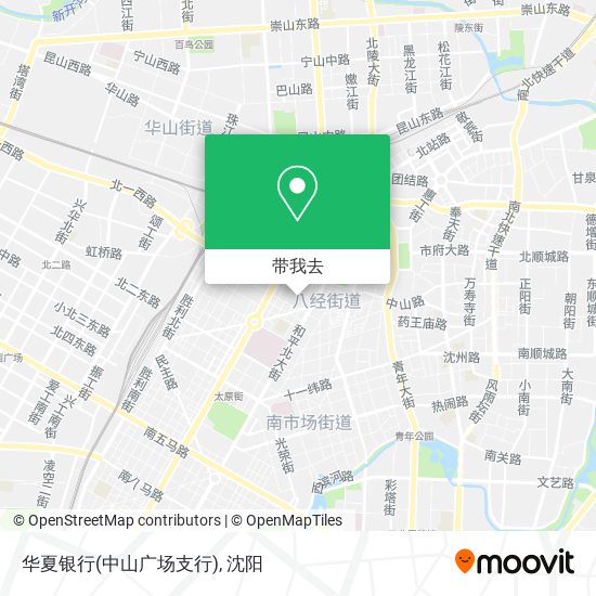 华夏银行(中山广场支行)地图