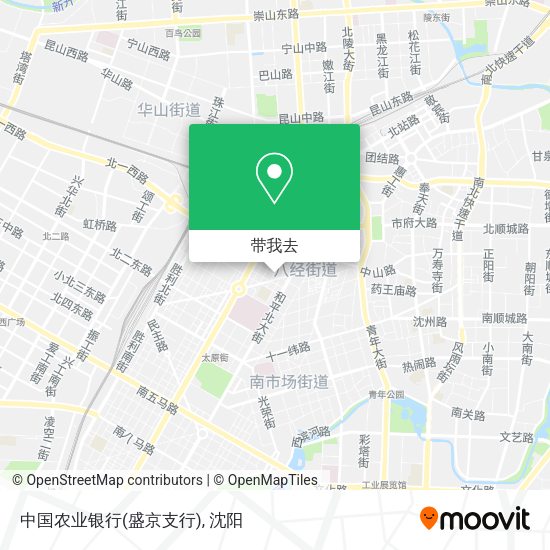 中国农业银行(盛京支行)地图