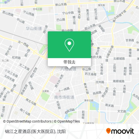 锦江之星酒店(医大医院店)地图
