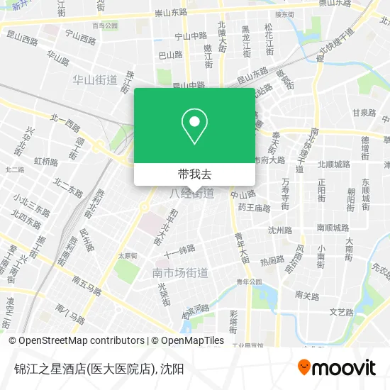锦江之星酒店(医大医院店)地图