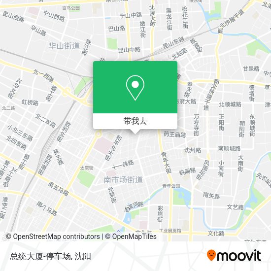 总统大厦-停车场地图