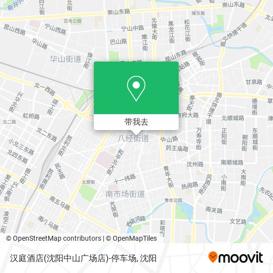 汉庭酒店(沈阳中山广场店)-停车场地图