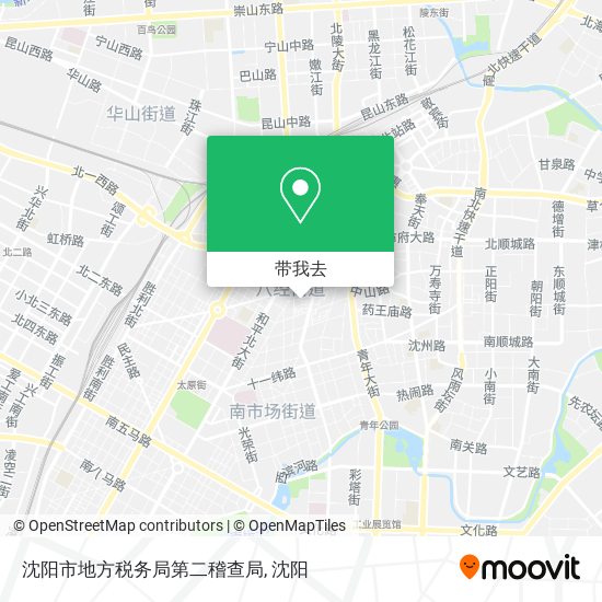 沈阳市地方税务局第二稽查局地图