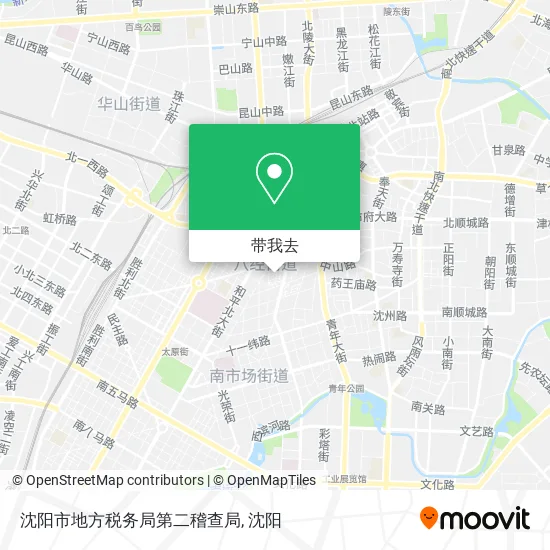 沈阳市地方税务局第二稽查局地图