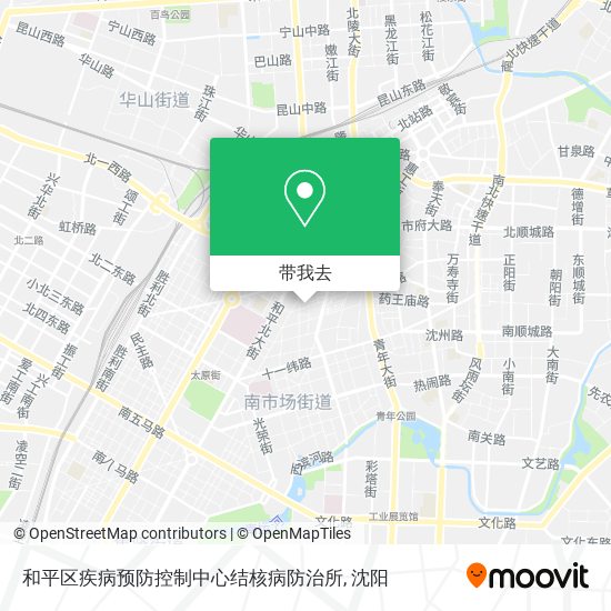 和平区疾病预防控制中心结核病防治所地图