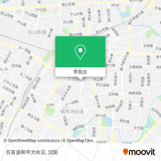 百富源和平大街店地图