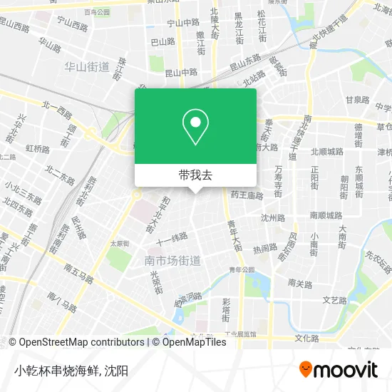 小亁杯串烧海鲜地图
