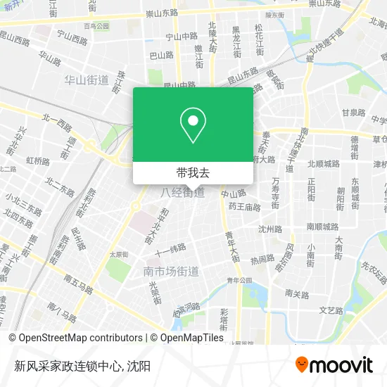 新风采家政连锁中心地图