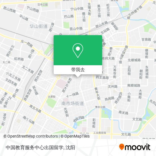 中国教育服务中心出国留学地图