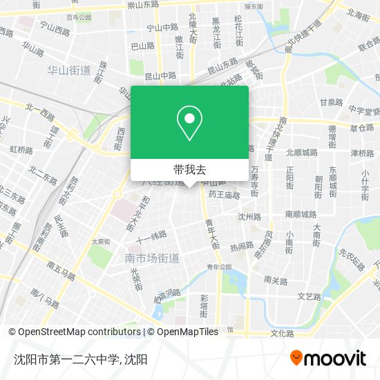 沈阳市第一二六中学地图