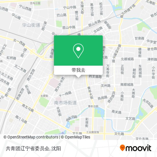 共青团辽宁省委员会地图