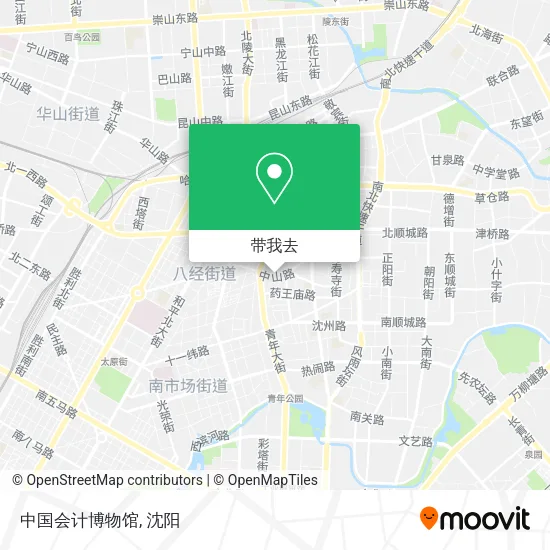 中国会计博物馆地图