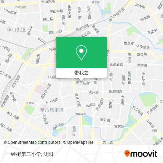 一经街第二小学地图