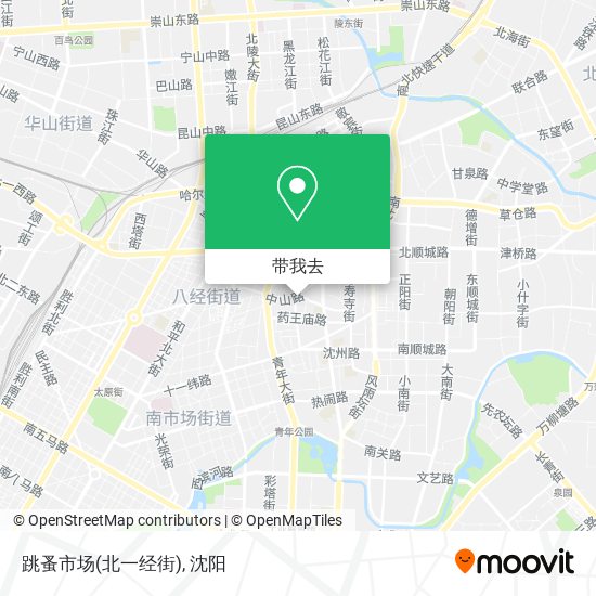 跳蚤市场(北一经街)地图
