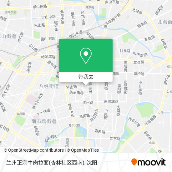 兰州正宗牛肉拉面(杏林社区西南)地图