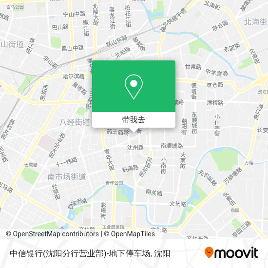 中信银行(沈阳分行营业部)-地下停车场地图
