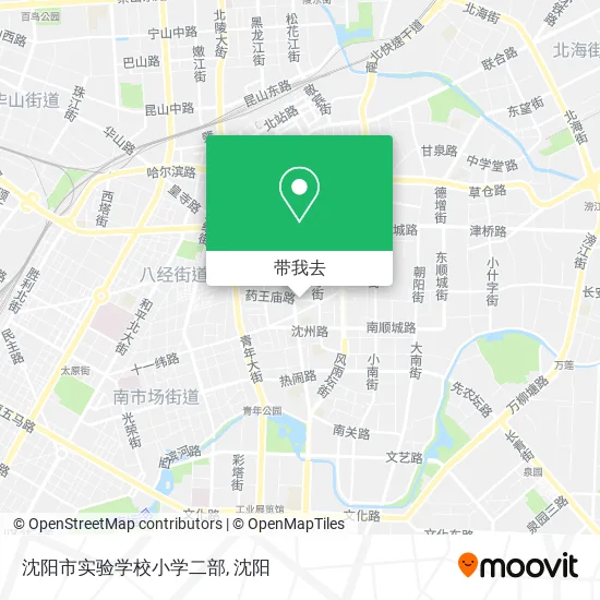 沈阳市实验学校小学二部地图