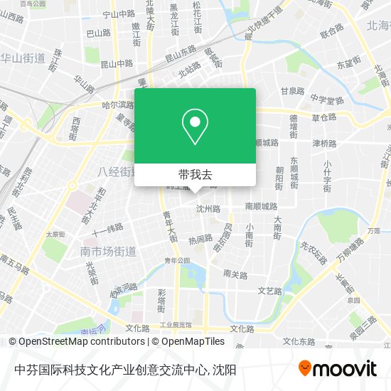 中芬国际科技文化产业创意交流中心地图