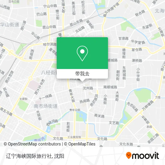 辽宁海峡国际旅行社地图