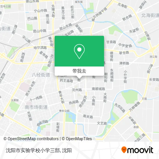 沈阳市实验学校小学三部地图