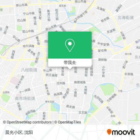 晨光小区地图