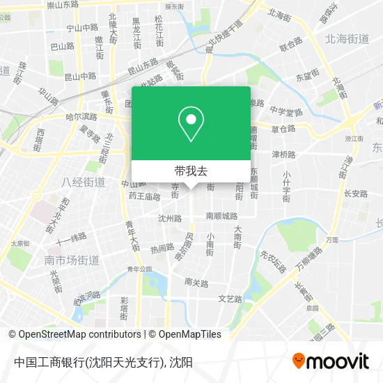 中国工商银行(沈阳天光支行)地图