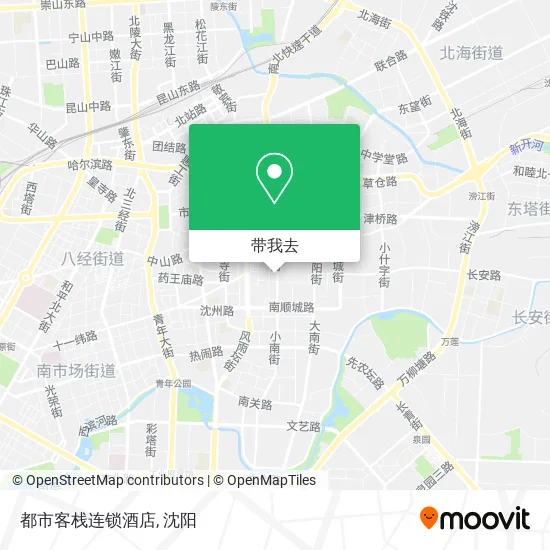 都市客栈连锁酒店地图