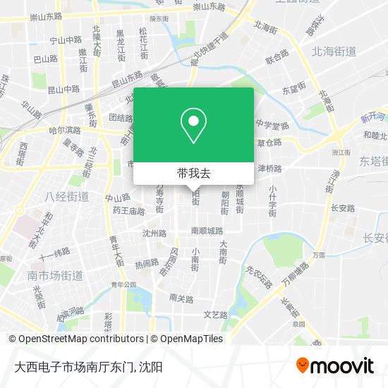 大西电子市场南厅东门地图