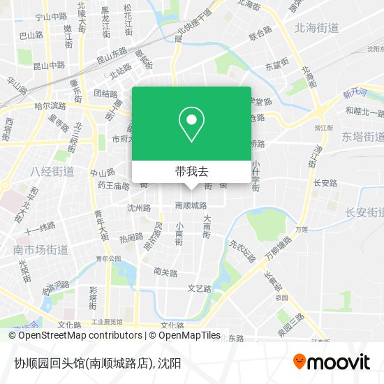 协顺园回头馆(南顺城路店)地图
