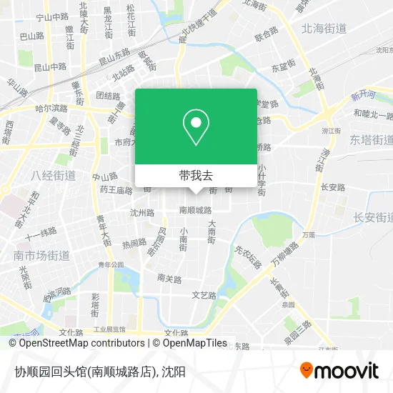 协顺园回头馆(南顺城路店)地图