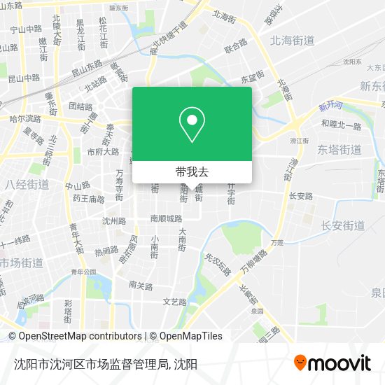 沈阳市沈河区市场监督管理局地图