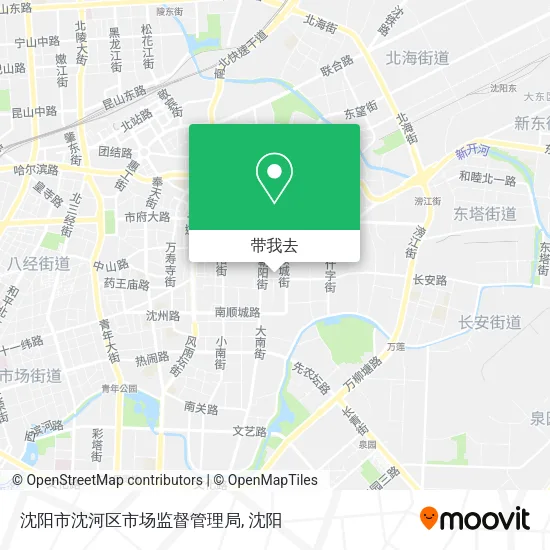 沈阳市沈河区市场监督管理局地图
