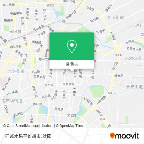 同诚水果平价超市地图